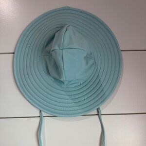 Ruffle Butts Turquoise Swim Hat 12m - 2T